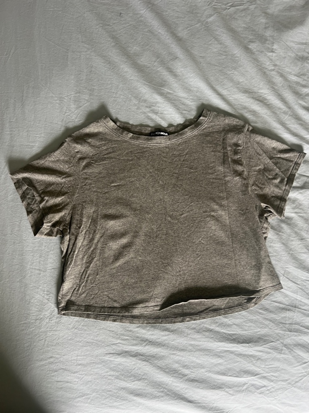 Cropped Crewneck Tee
